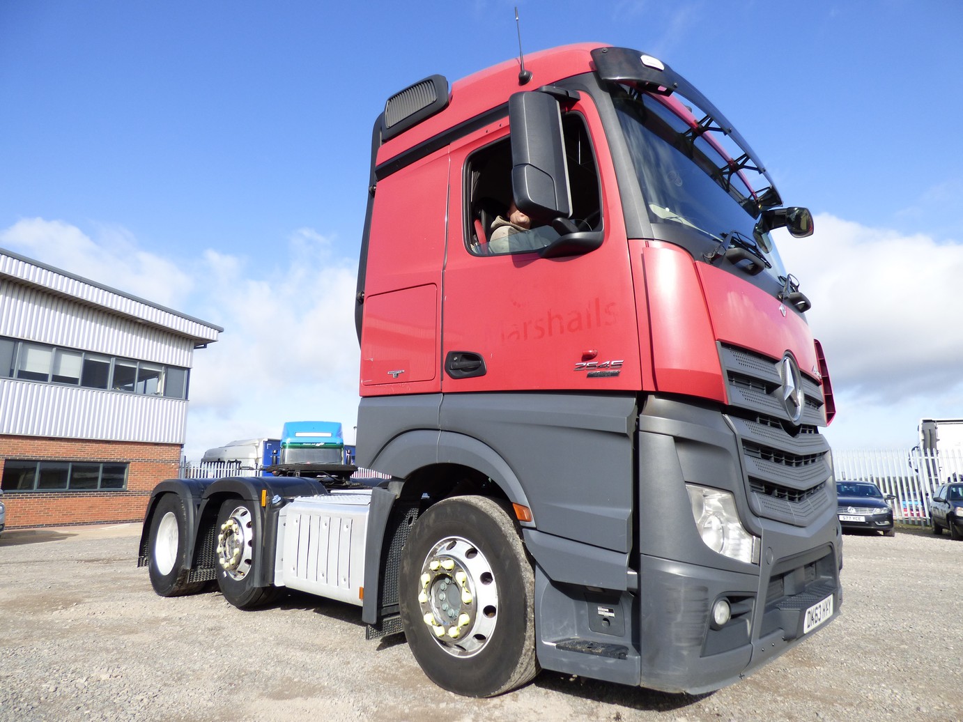 MERCEDES ACTROS 2545 STREAMSPACE 6x2 TRACTOR UNIT 2013 DK63 HYY Fleetex