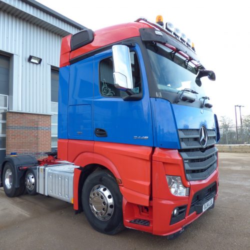 MERCEDES ACTROS 2448 *Eu-6* STREAM SPACE 6x2 TRACTOR UNIT 2014 BJ14 LUL ...