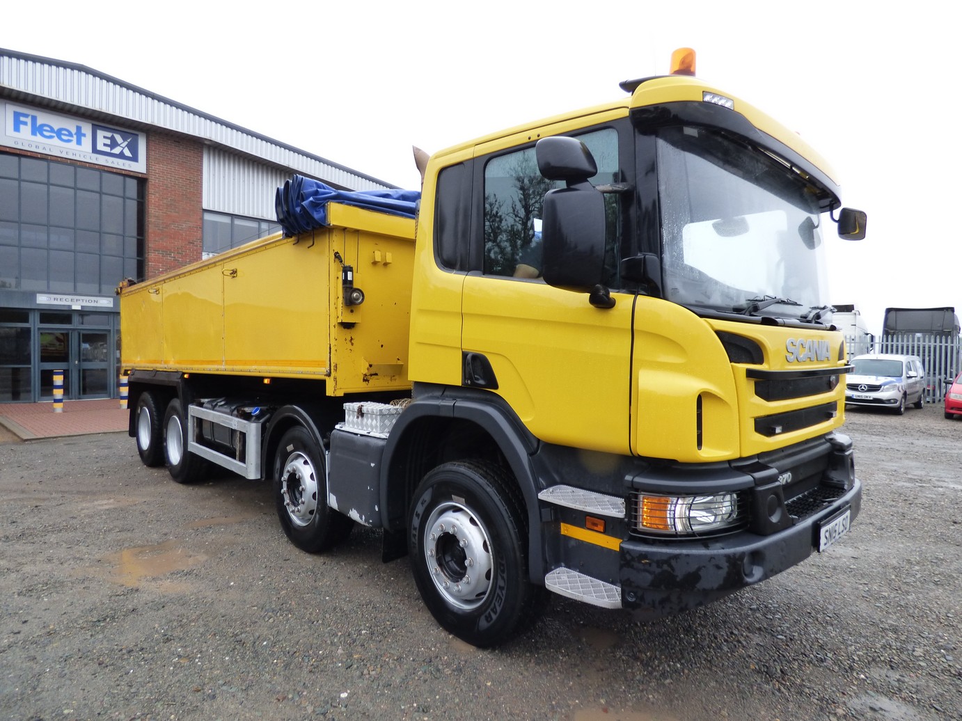 Scania P370 Eu-6 8x4 Steel Tipper 2015 - Sn15 Lso - Fleetex