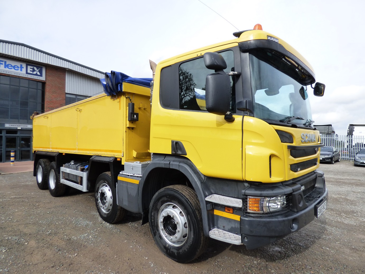 SCANIA P370 Eu-6 8x4 STEEL TIPPER 2015 - SN65 MZF - Fleetex