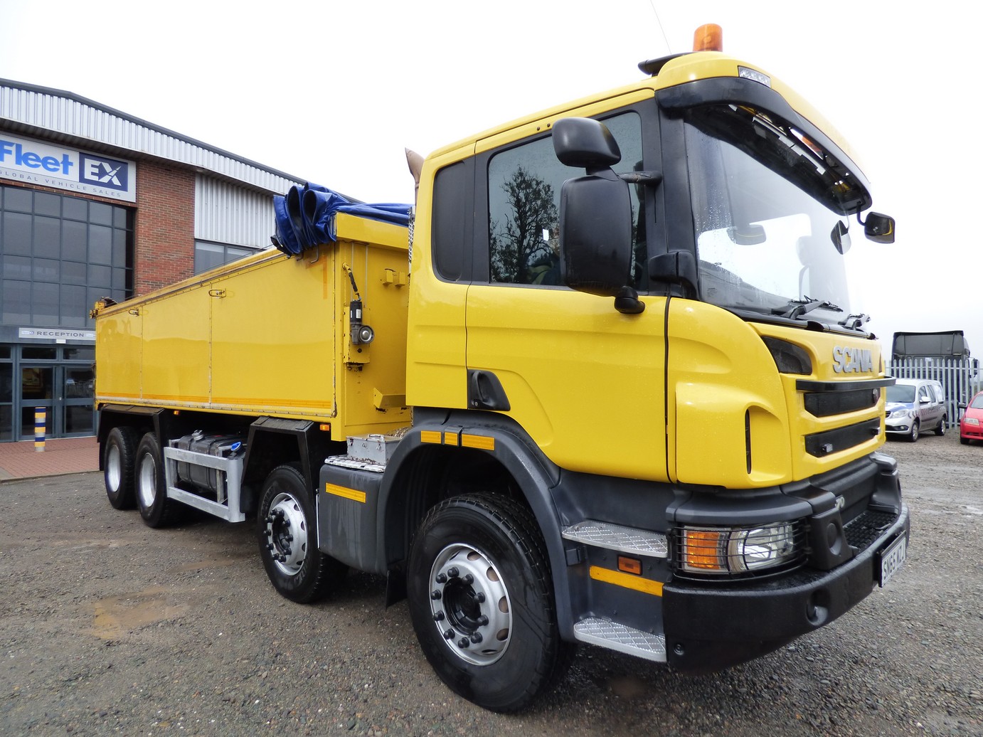 SCANIA P370 Eu-6 8x4 STEEL TIPPER 2015 - SN65 MZJ - Fleetex