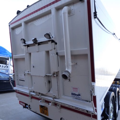 Volvo FM410 8x4 Tridem Bulk Tipper Rear View