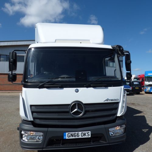 MERCEDES ATEGO 816 7.5 TONNE BOX VAN 2016 GN66 OKS - Fleetex