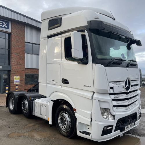 MERCEDES ACTROS 2545 EURO 6 STREAM SPACE 6X2 TRACTOR UNIT 2014 - KX14 ...