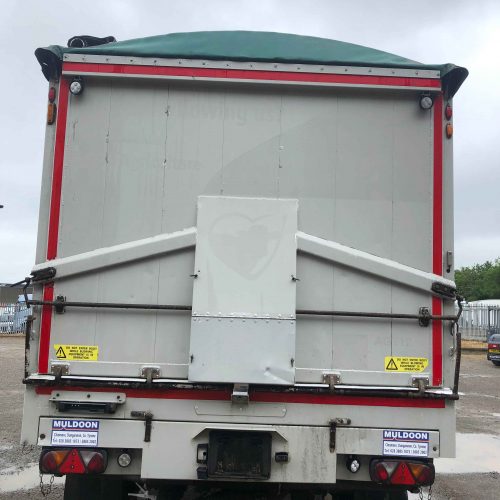 Tipping Blower Trailer Rear View