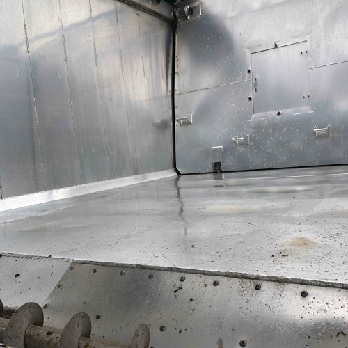 Tipping Blower Trailer Interior