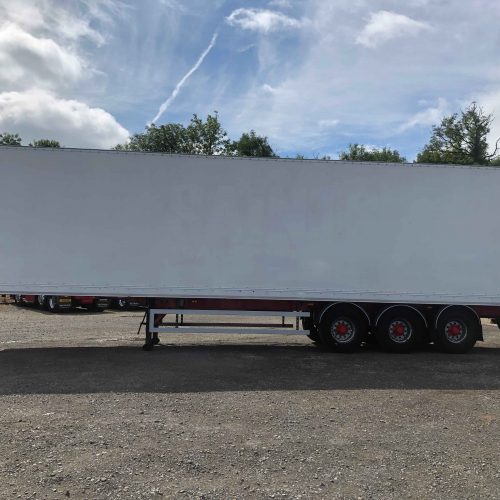 SDC 13.6 M Rollerbed Tri Axle Box Trailer Side View