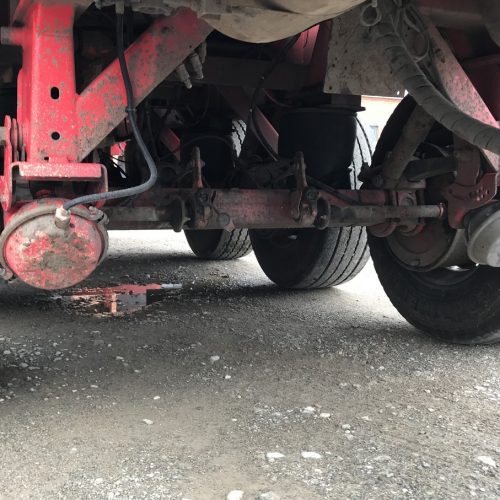 Dennison 42ft Timber Crane Trailer C434214 Underneath View