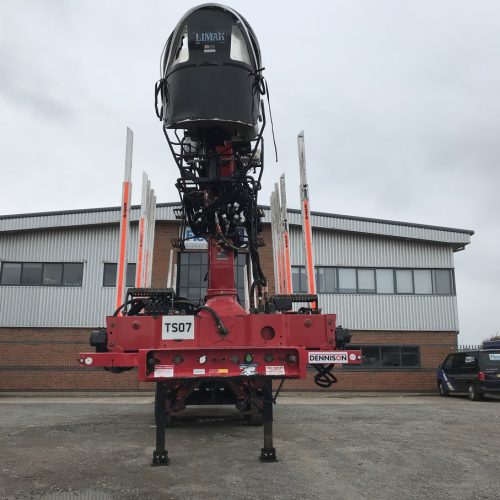 Dennison 42ft Timber Crane Trailer C434214 Front View