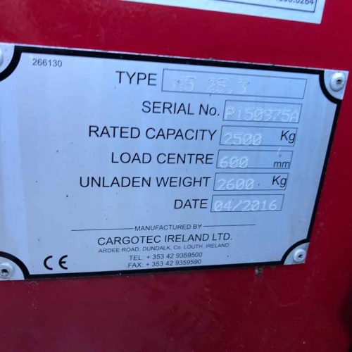 moffett red forklift information