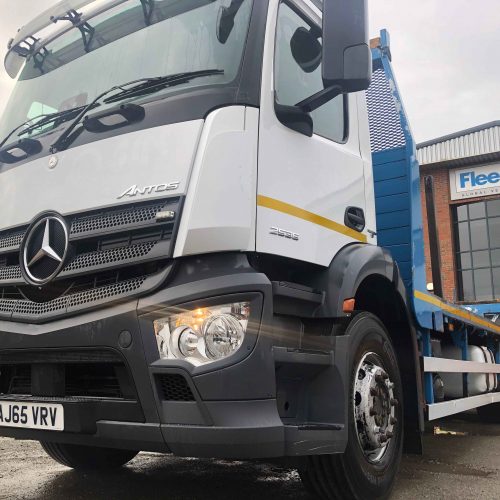 MERCEDES ANTOS 2536 *EURO 6* 26 TONNE FLATBED STEEL CARRIER 2015 - AJ65 ...