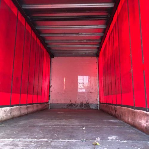 red man lorry trailer interior