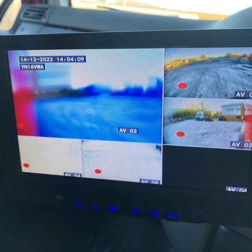 red daf lorry camera system