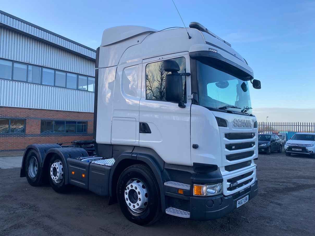 SCANIA R450 *EURO 6* HIGHLINE 6X2 TRACTOR UNIT 2018 - PK67 USN - Fleetex