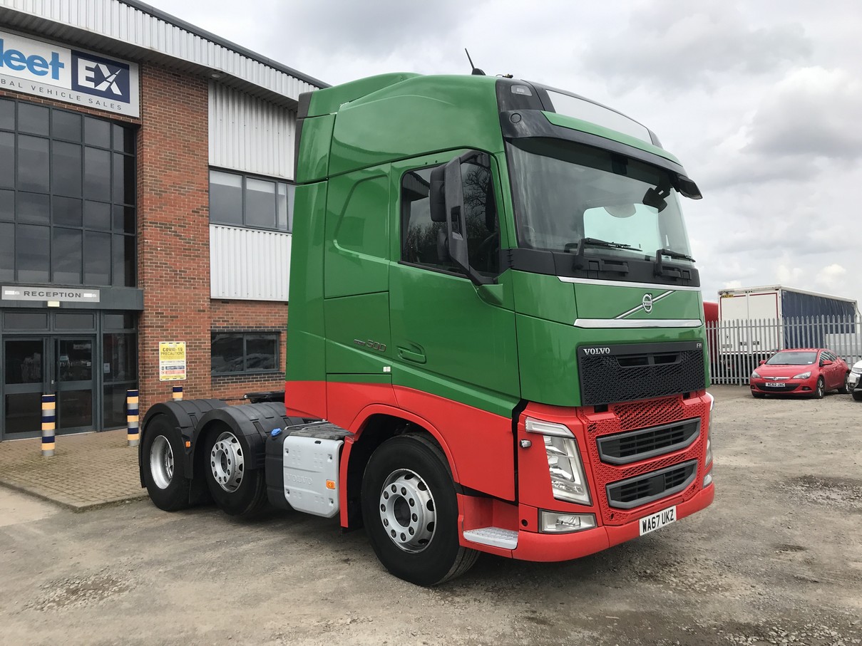 VOLVO FH500 *EURO 6* GLOBETROTTER 6X2 TRACTOR UNIT 2017 - WA67 UKZ ...