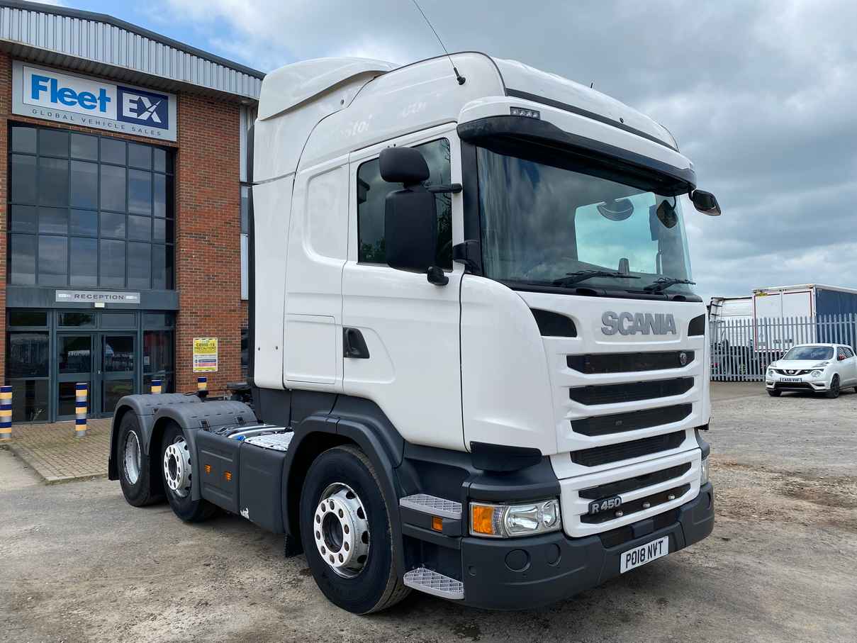 SCANIA R450 *EURO 6* HIGHLINE 6X2 TRACTOR UNIT 2018 - PO18 NVT - Fleetex