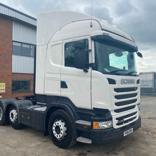 SCANIA R450 *EURO 6* HIGHLINE 6X2 TRACTOR UNIT 2018 - PO18 ODR - Fleetex