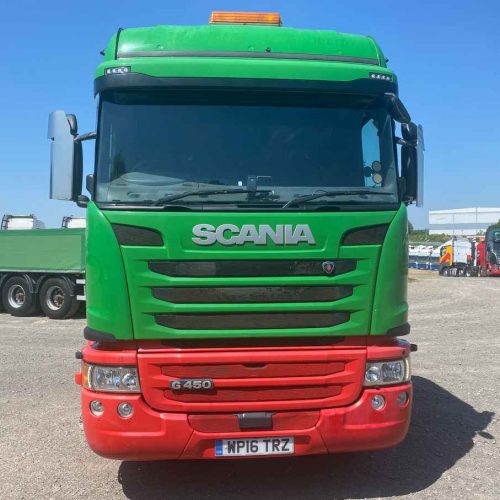 Scania Dropside Crane Drawbar WP16 TRZ Front of Truck