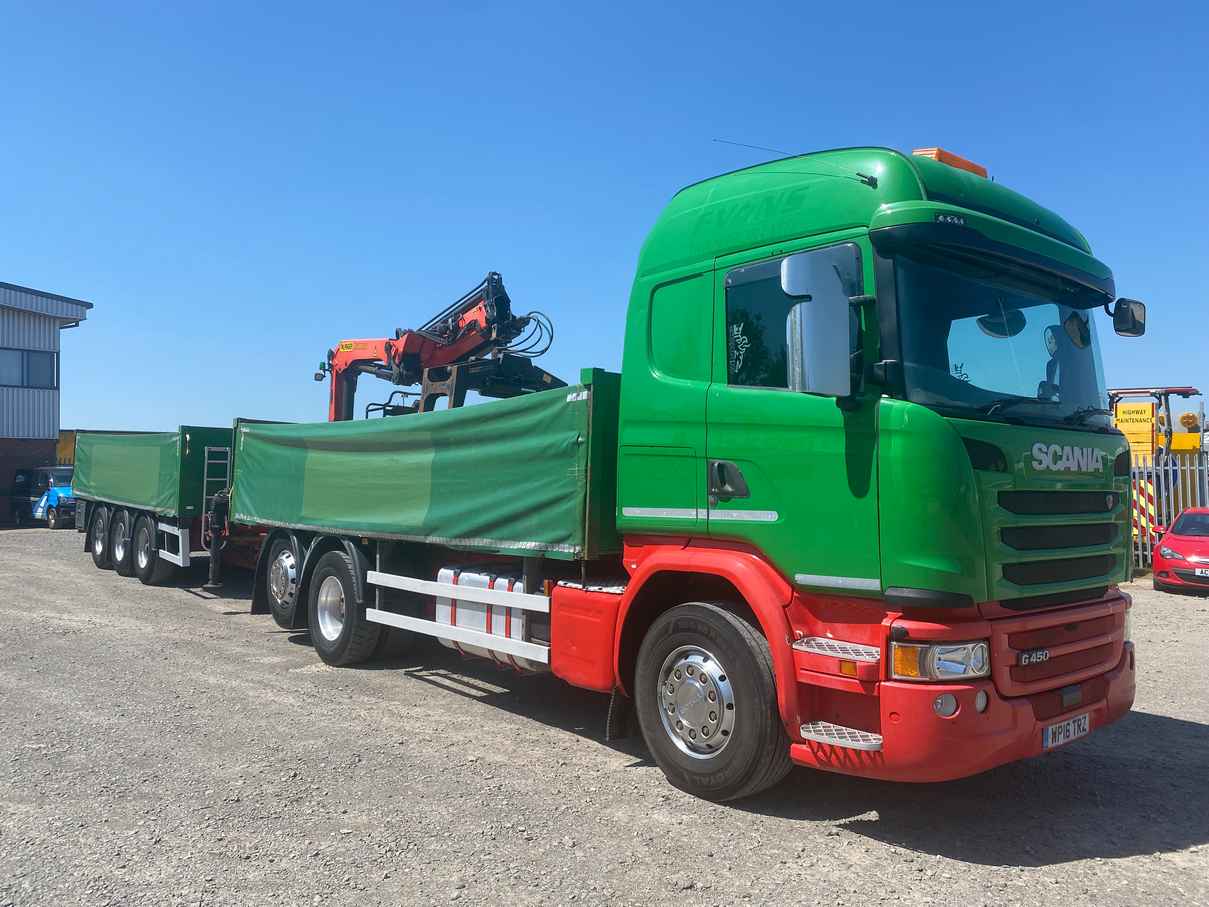 Scania Dropside Crane Drawbar WP16 TRZ