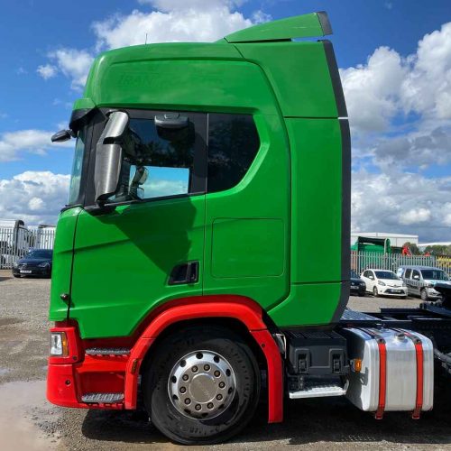 Scania R450 High Roof New Generation 6x2 Tractor Unit 2018 Green Side-View