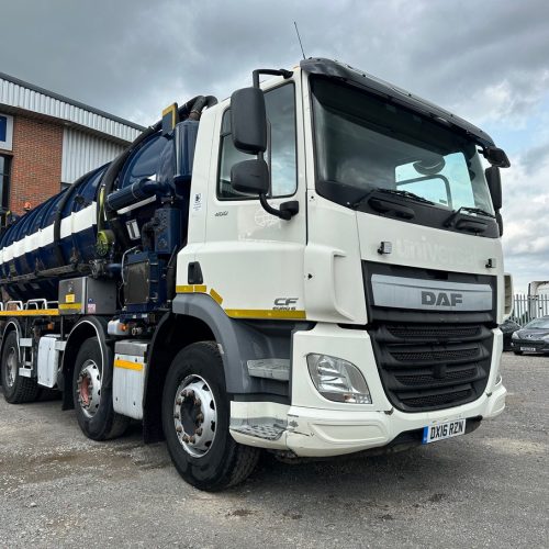 DAF 400 8x2 Vacuum Tanker 2016 Blue and White