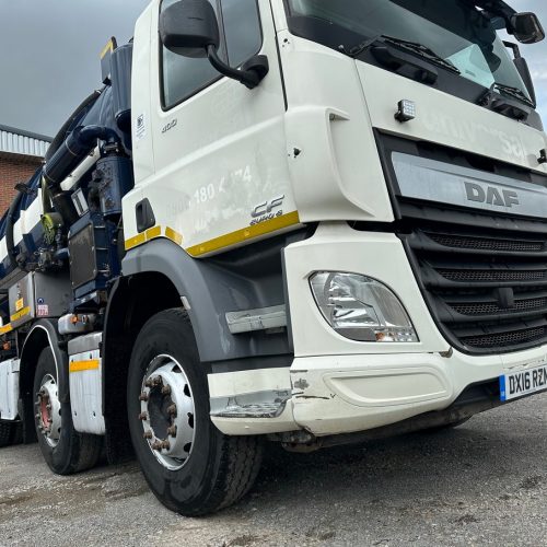 DAF 400 8x2 Vacuum Tanker 2016 Blue and White