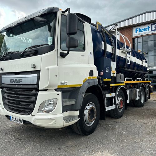 DAF 400 8x2 Vacuum Tanker 2016 Blue and White